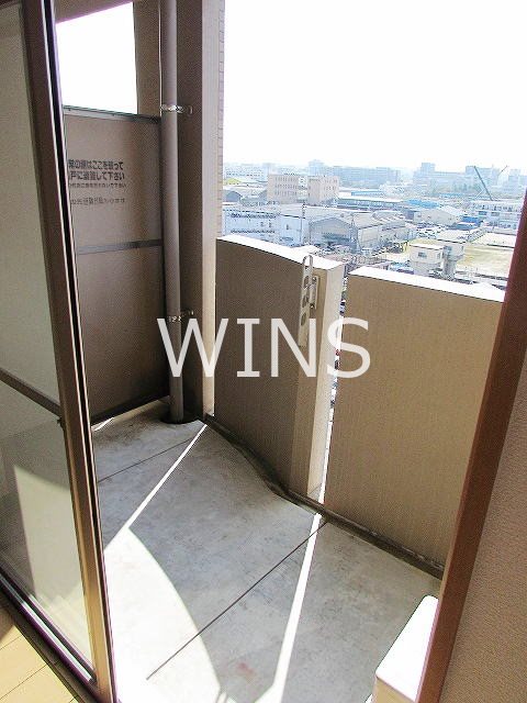 福岡県福岡市東区筥松新町 ベランダ
