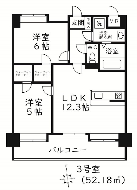 福岡県福岡市東区松島４丁目 間取り
