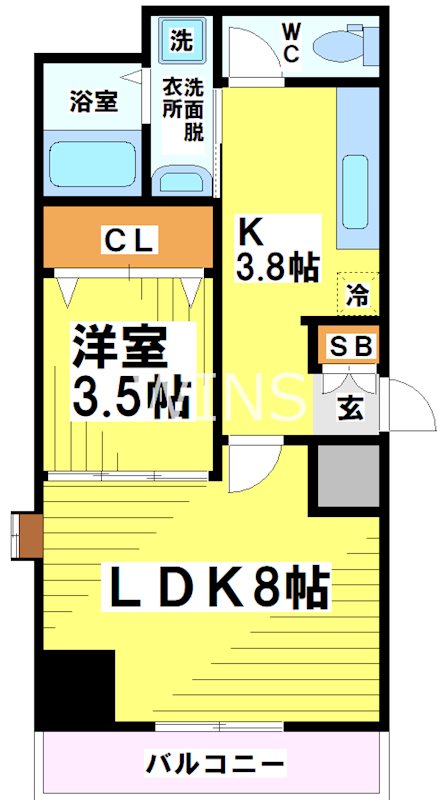 福岡県福岡市東区筥松２丁目 間取り