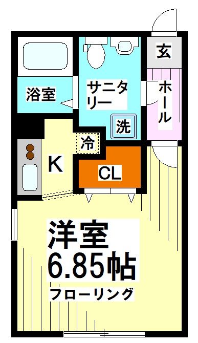 ZESTY幡ヶ谷　 間取り
