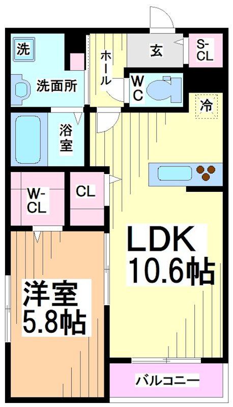 神奈川県川崎市多摩区登戸 間取り