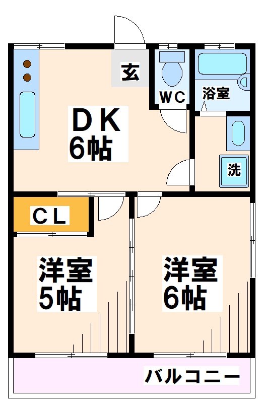 東京都府中市栄町１丁目 間取り