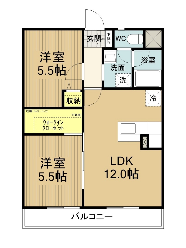 マンション稲葉 302号室 間取り