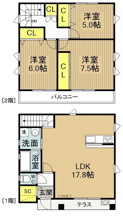 森越町のお家 間取り