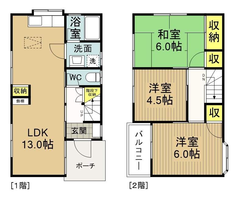 中島東町３丁目貸家 間取り