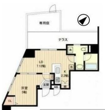 カインドステージ高輪台 間取り