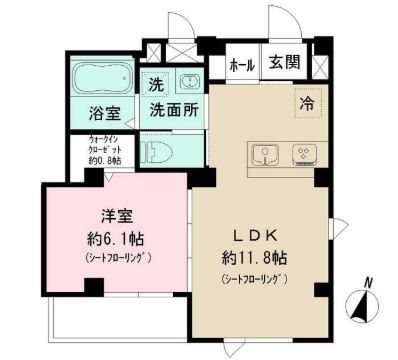 錦邸南麻布 間取り