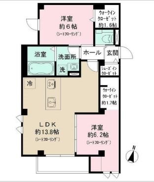 錦邸南麻布 間取り