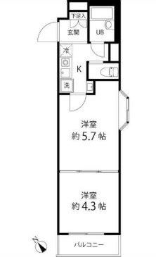 T's garden EBISU 間取り