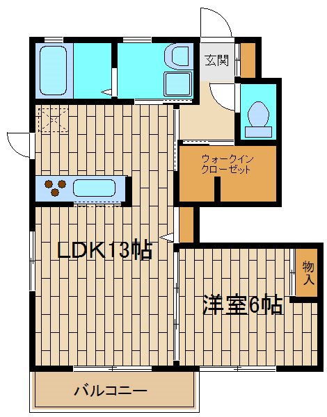 グローリエＡ棟 間取り