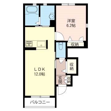 レユシールC 間取り