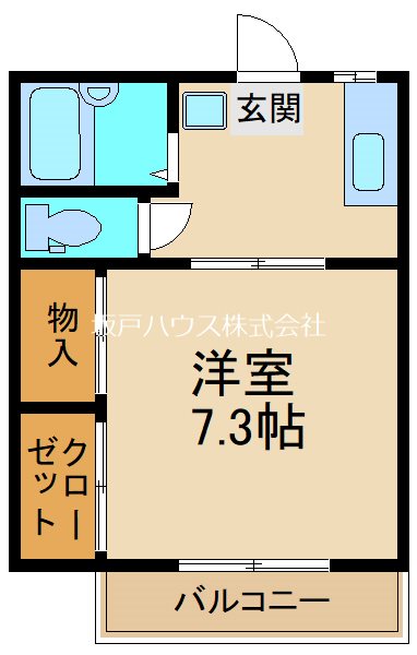 ファミリア勝田B 間取り