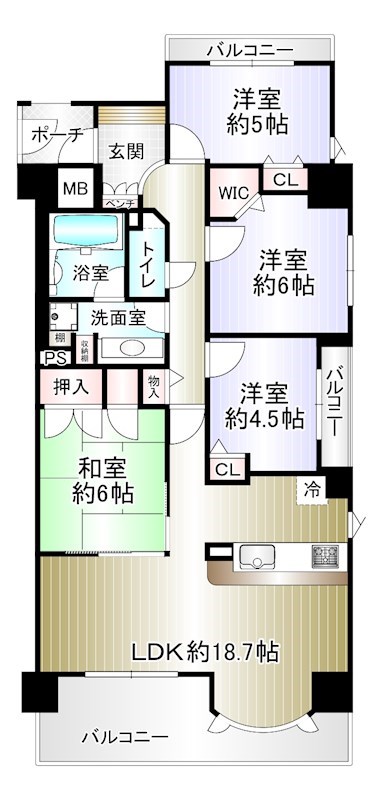 セレッソコート光明池ステーションシティ 間取り