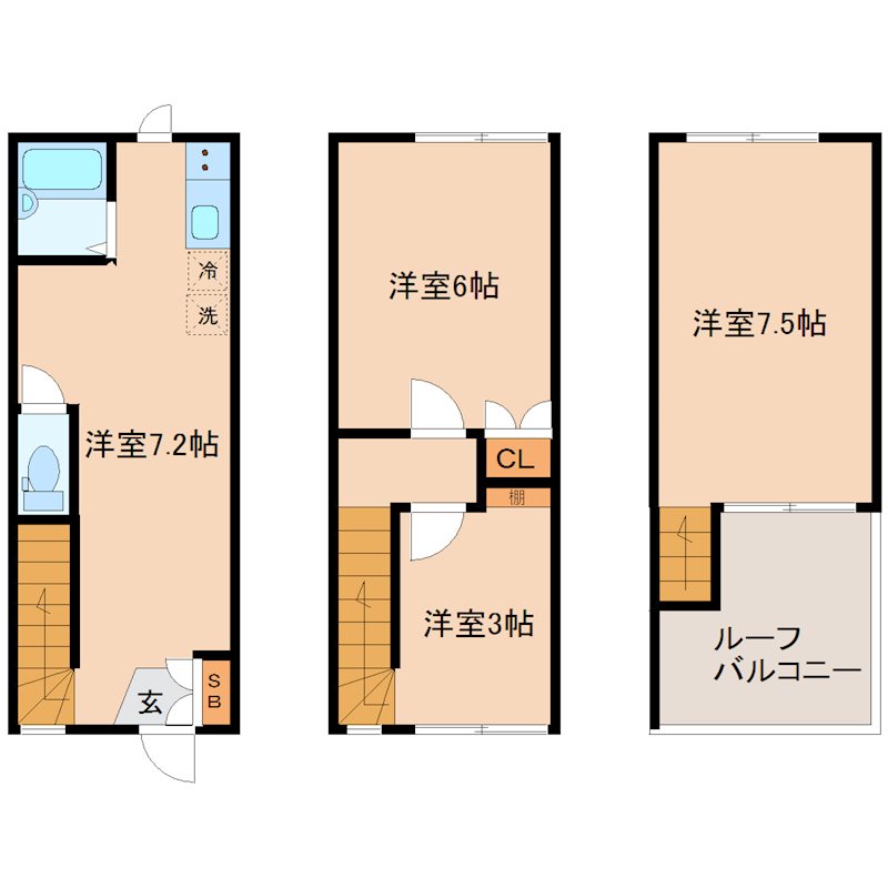 浅草橋２丁目S戸建 間取り