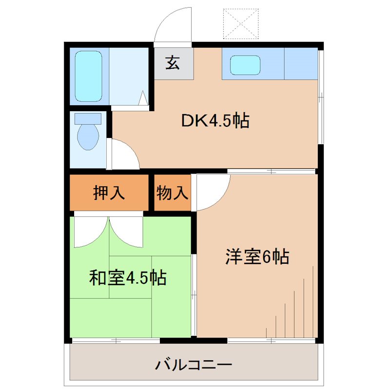 コーポときわ 間取り