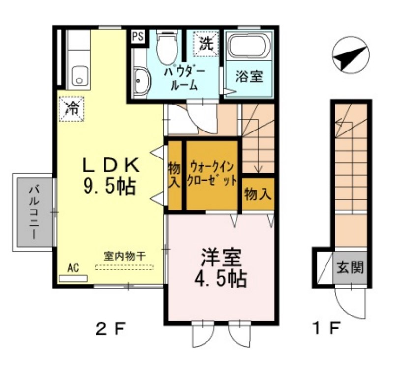 セジュール日野本町 間取り