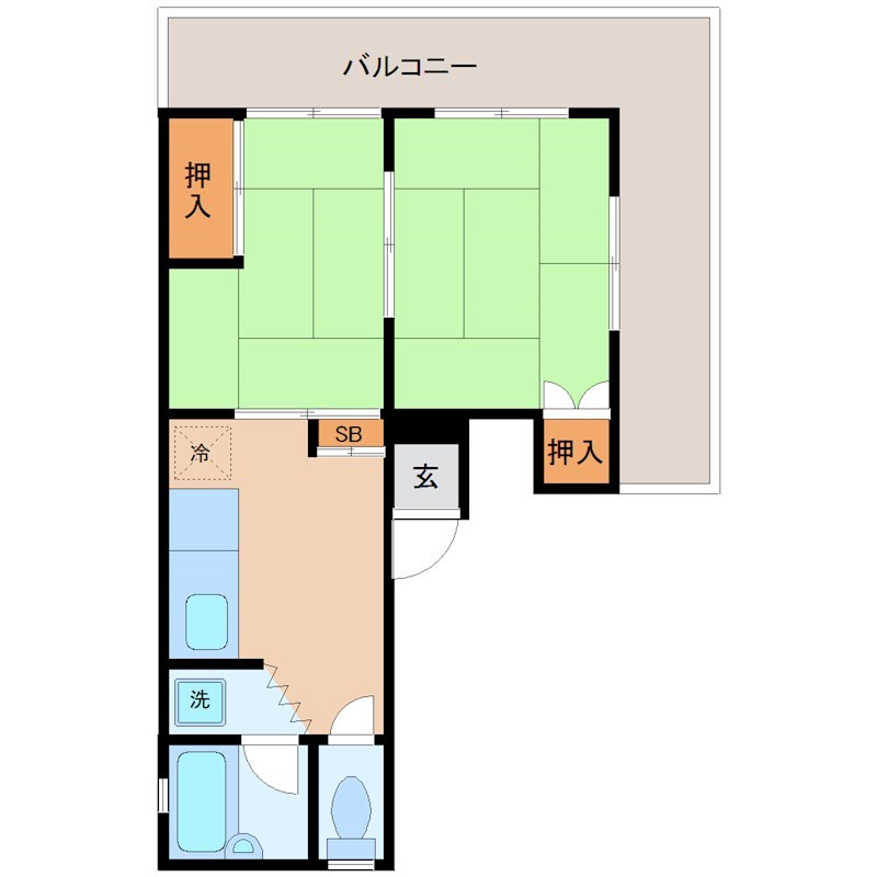 居波ビル 花川戸 間取り