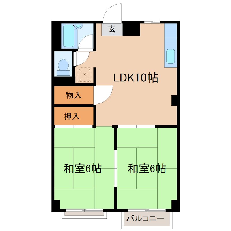 コスモハイツ 間取り