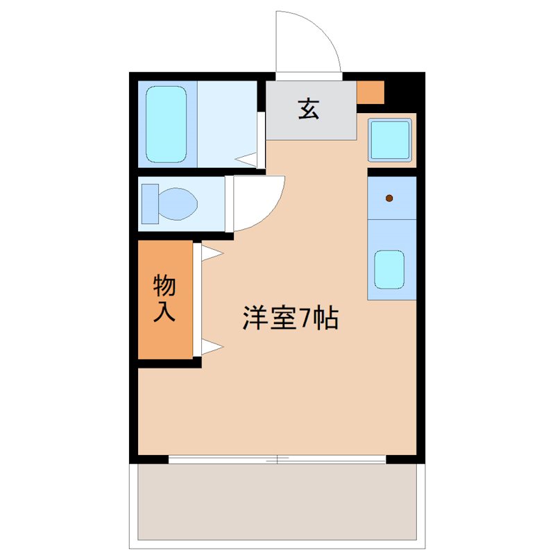 エステート田辺 間取り