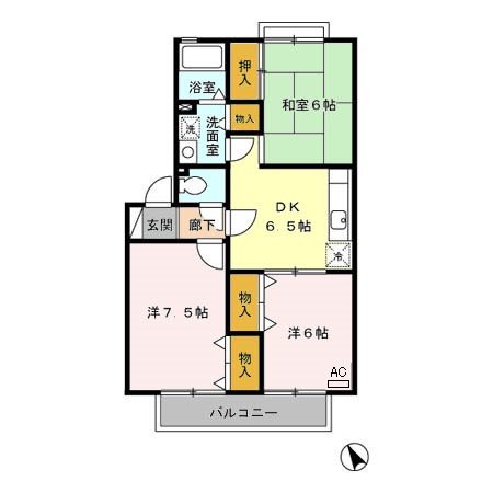 クレスト平山 間取り