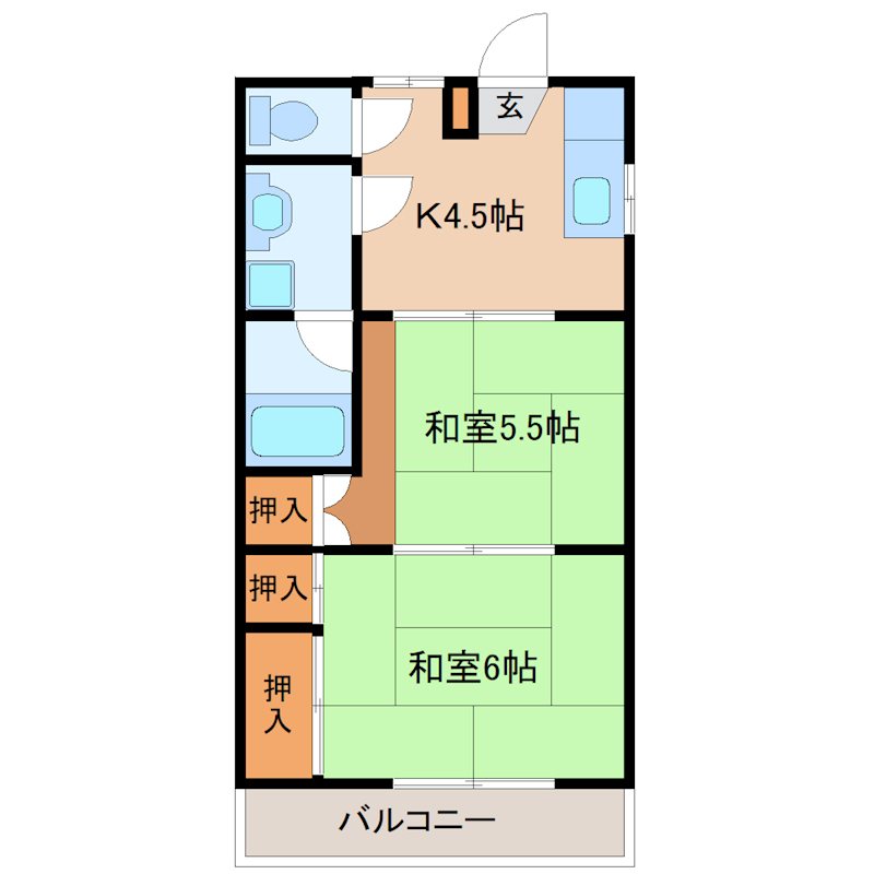 ふじハイツ 間取り