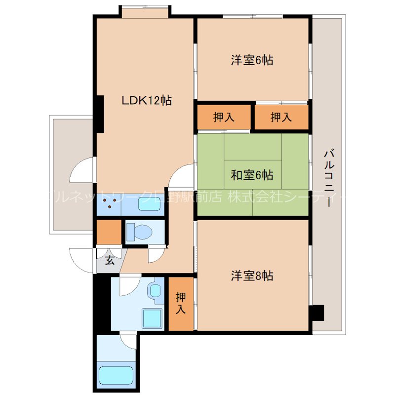 メゾンタナカ 間取り