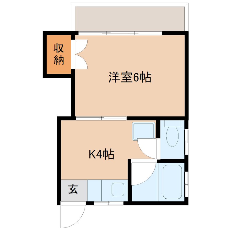 コーポあがわ 間取り