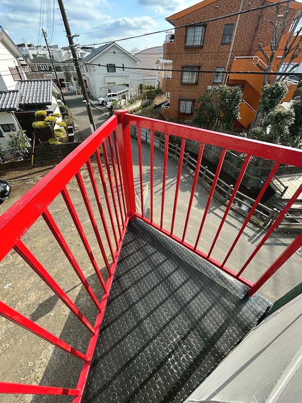 日野タワーハウス ベランダ