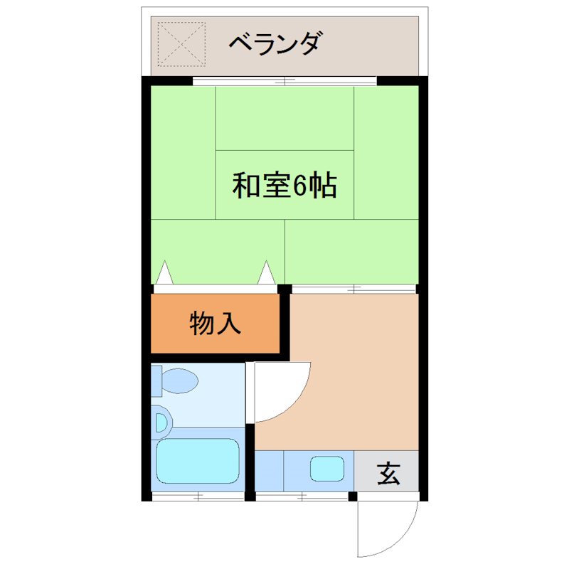第一落合荘 間取り