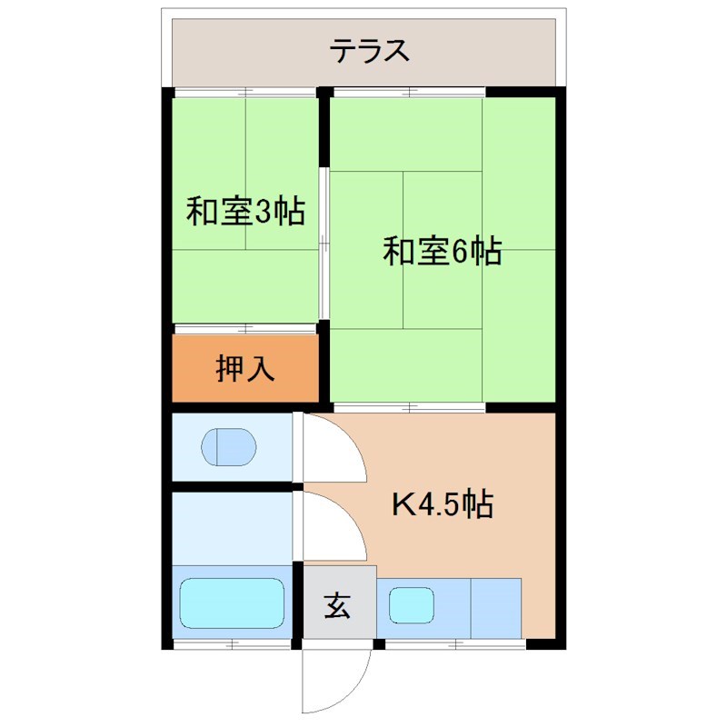 谷荘 間取り