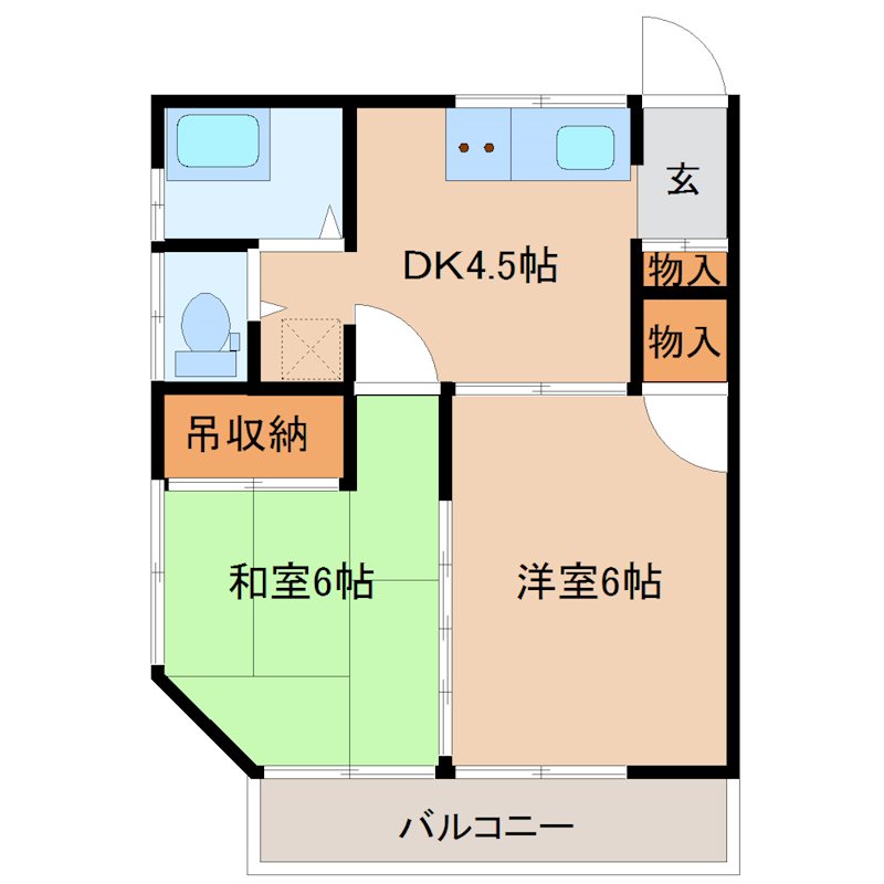 葵ハイツ 間取り