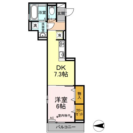 パレス国立 間取り