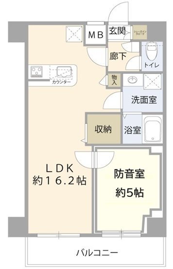 ディアレイシャス本所吾妻橋 間取り