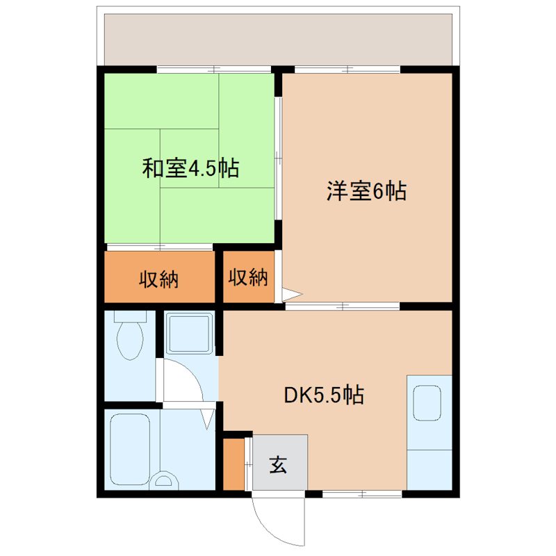 フラワーハイツＢ 間取り