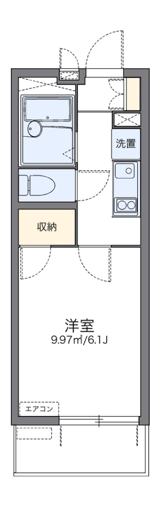 レオパレスラッキー 間取り