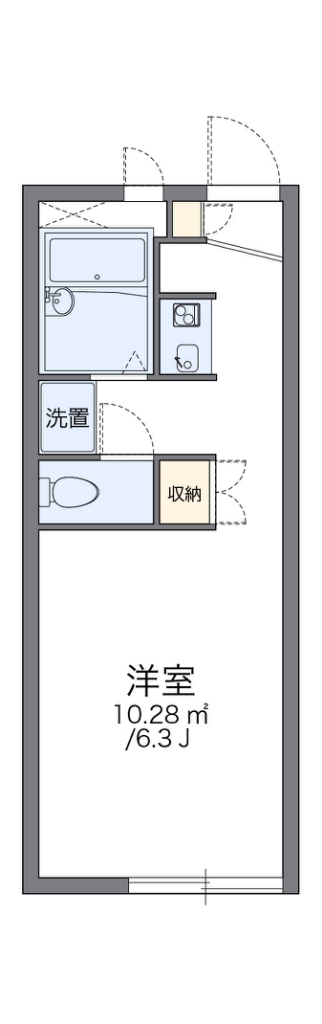 レオパレス富士 間取り