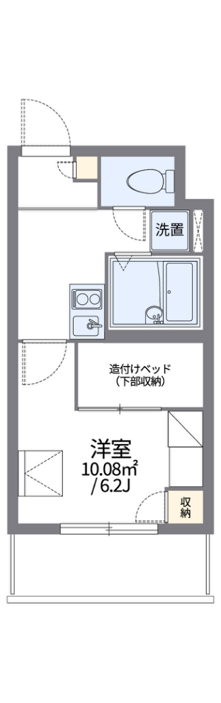 レオパレスカサ　リリオ 間取り