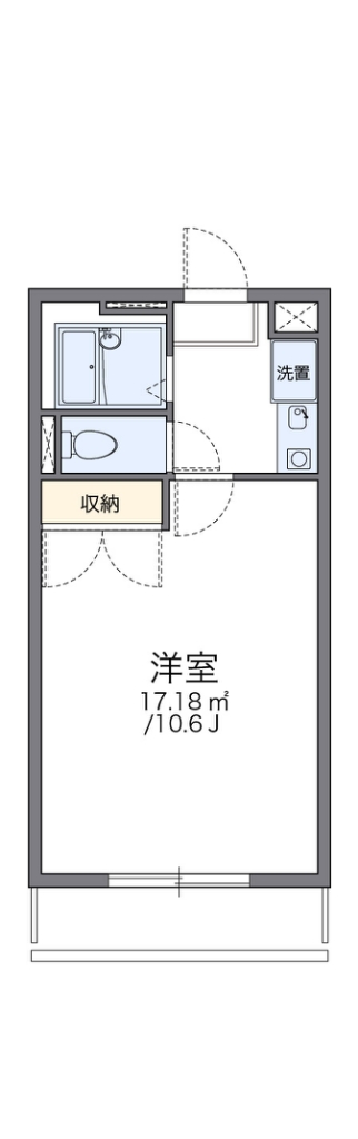 レオパレスフロイデンルーフ 間取り