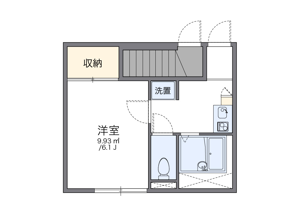 レオパレス扇 間取り