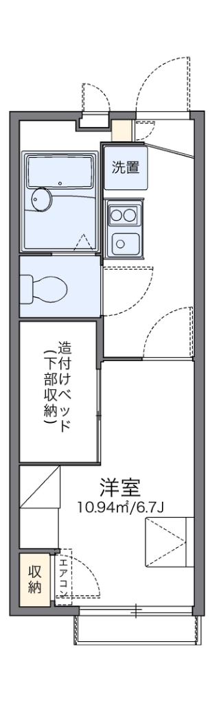 レオパレスコーポ柴又 間取り