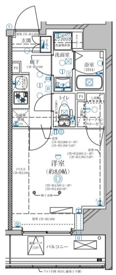 ディアレイシャス鶯谷 間取り