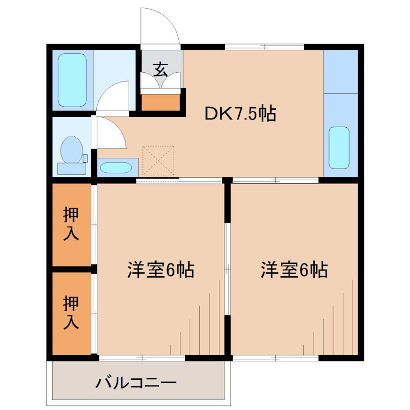 サンハイツ 間取り