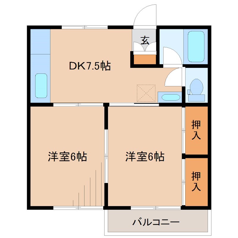 サンハイツ 間取り
