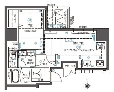 ZOOM秋葉原NORTH 間取り