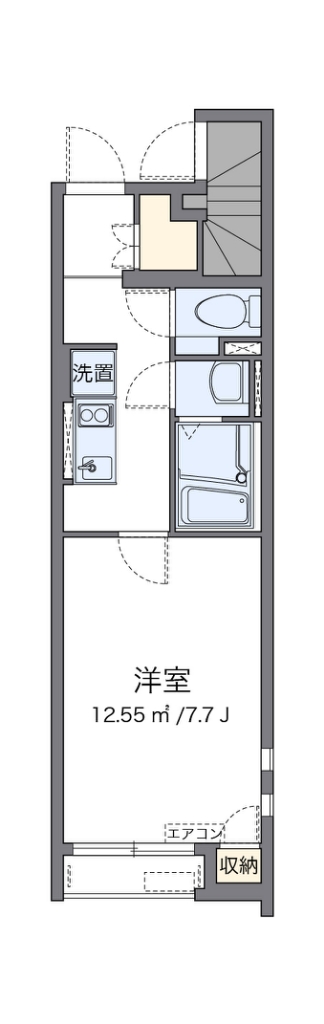 クレイノソレイユⅤ 間取り