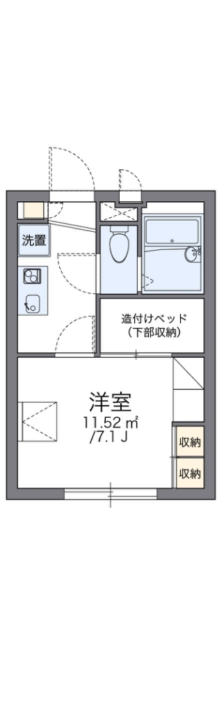 レオパレス豊藤Ⅱ 間取り