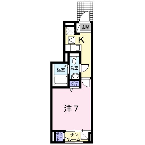 メゾン　ド　プルニエ 間取り