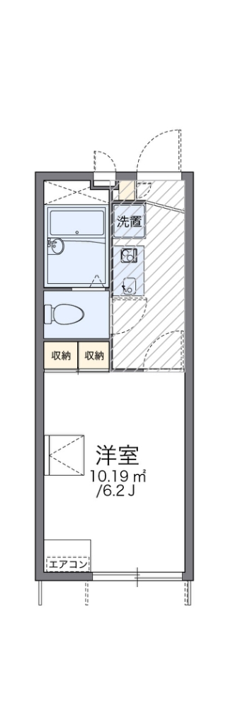 レオパレス加平壱番館 間取り