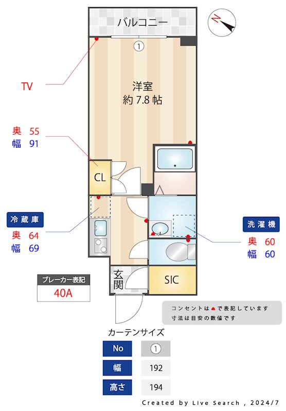 GENOVIA浅草Ⅳ skygarden 間取り