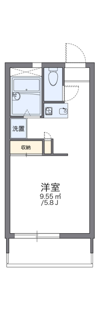レオパレス中居 間取り